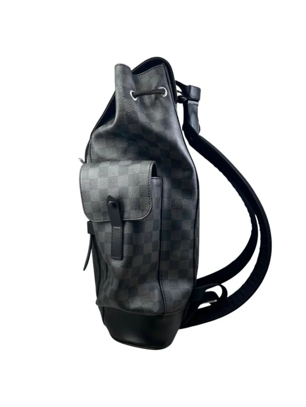 Louis Vuitton Backpack Christopher MM Damier Graphite Black Gray